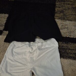 The Children's Place Black and White Kids Shorts